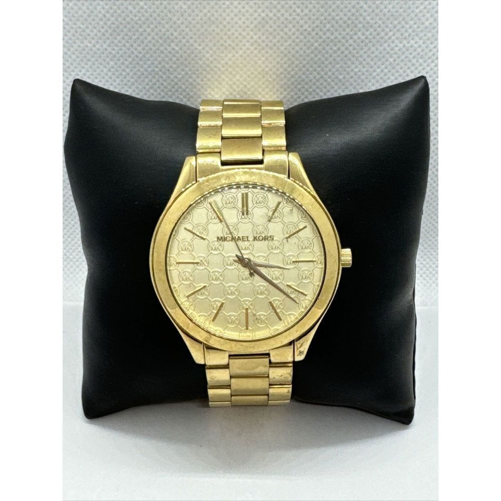 Michael Kors Slim Runway MK3335 Women's Stainless Steel Analog Dial Watch JNA436